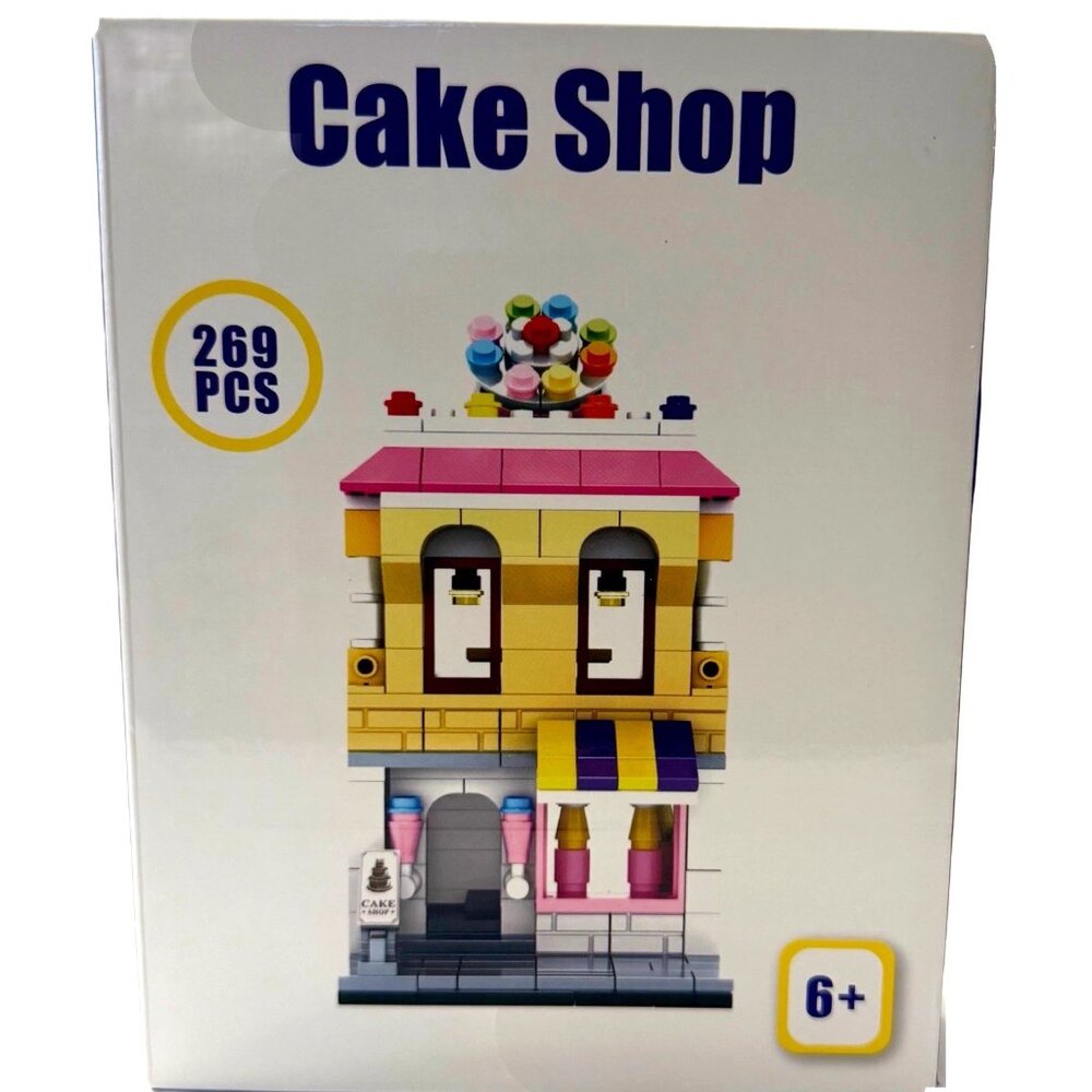 Cake Shop Building Toy Sets 269 Blocks Town Build NIB
